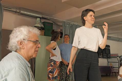 Foto von Nora, Leitung des Workshops.